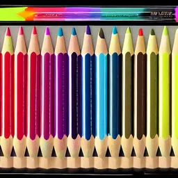 A small picture of Fluorescent Pink Gradient Pencils