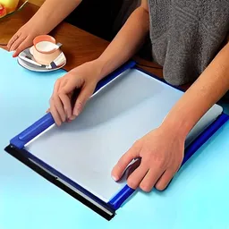 A small picture of Electric Blue Pastel Pencils Drawing Board