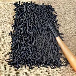 A small picture of Black Tourmaline Seed Beads - 6/0