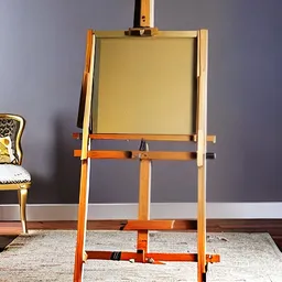 A small picture of Linen Canvas Easel Set